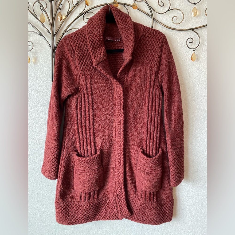 Women’s ladies Prana snap sweater cardigan size Small